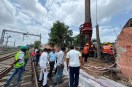 DRM Inspects Ahmedabad Railway Station's South Elevated Road Project