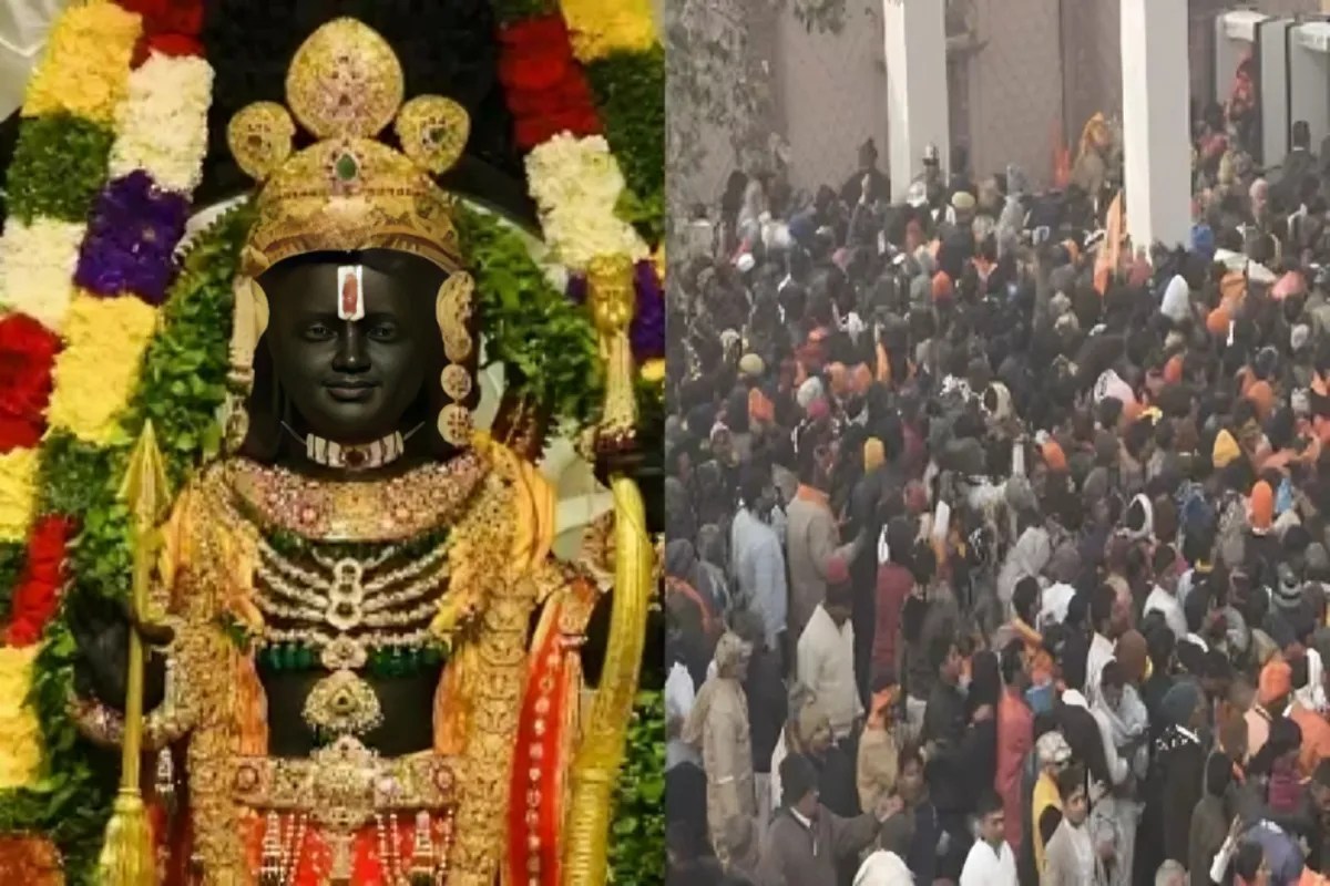 श्रीराम जन्मभूमि तीर्थ क्षेत्र ट्रस्ट के सदस्य बोले- प्रशासन कर रहा सख्त कार्रवाई, दोषियों से कराई जा रही धन की वसूली (फोटो सोर्स : भाषा संवाद WhatsApp News Group)