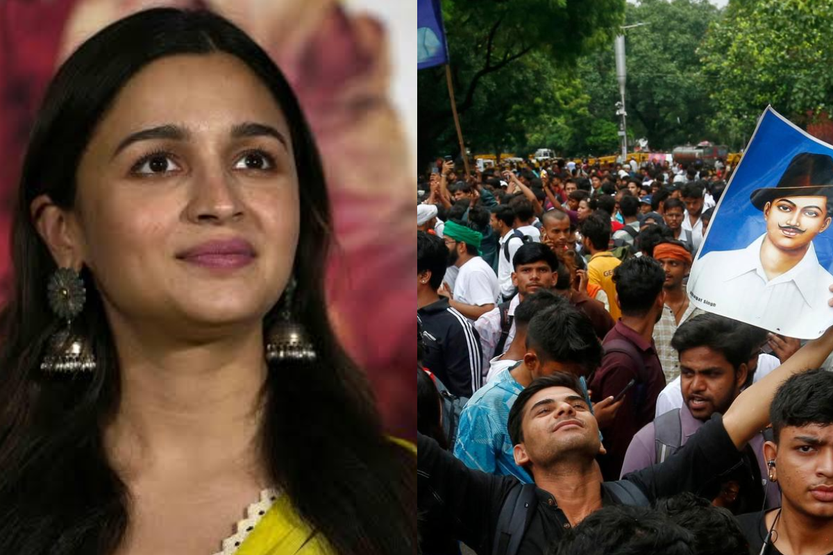 Alia BHatt Supports CJP Jantar Mantar Protest