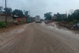 Ambikapur Ramanujganj highway potholes