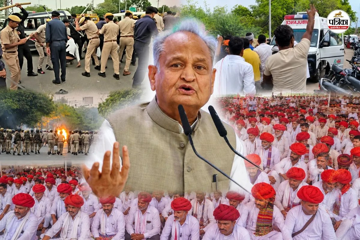 Ashok Gehlot attacks cm Bhajanlal nomadic community use tear gas lathicharge condemnable
