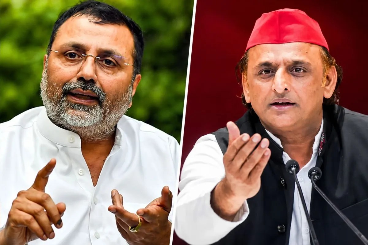 Akhilesh Yadav, Nishikant Dubey, Ram Mandir Donation Scam, Tinnu Yadav, UP Politics, SP vs BJP, UP News in Hindi, अखिलेश यादव, निशिकांत दुबे, राम मंदिर दान चोरी, टिन्नू यादव, यूपी राजनीति, यूपी न्यूज, Ram Mandir News Live, Ram Mandir Theft