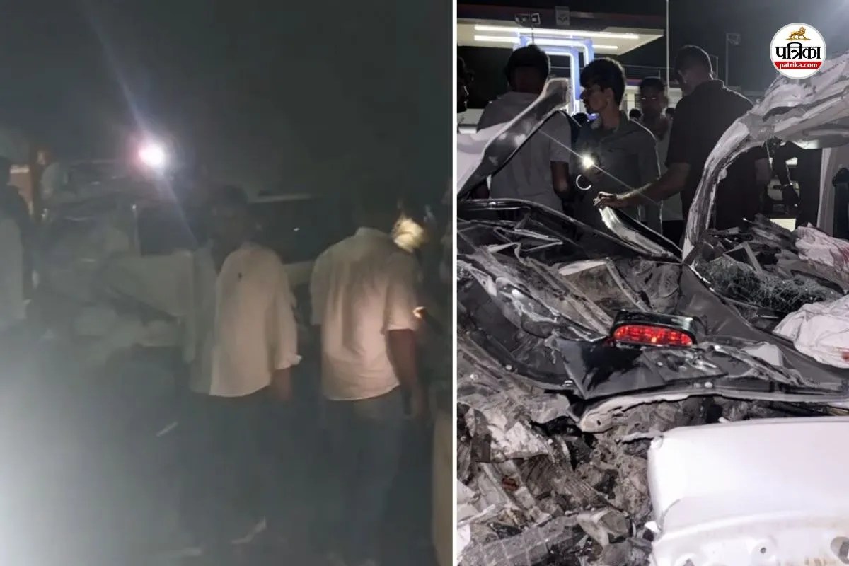 Jodhpur Highway Balotra Horrific road accident Three died tragically 5 seriously injured