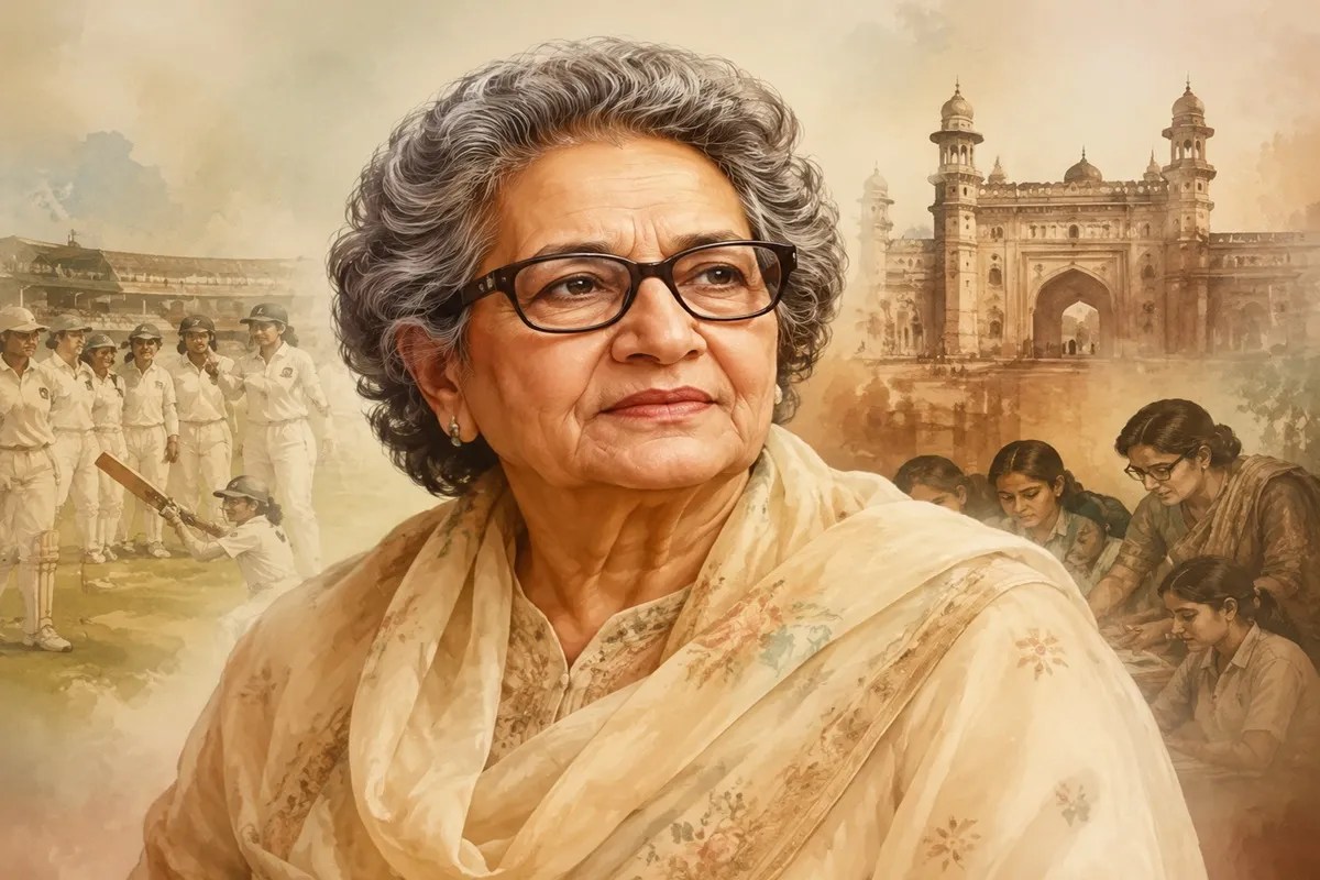 Begum Hamida Habibullah Womens Cricket Association of India WCAI first president IWCC