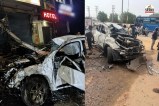 SUV Crash bikaner