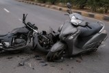 Bike Scooty Accident