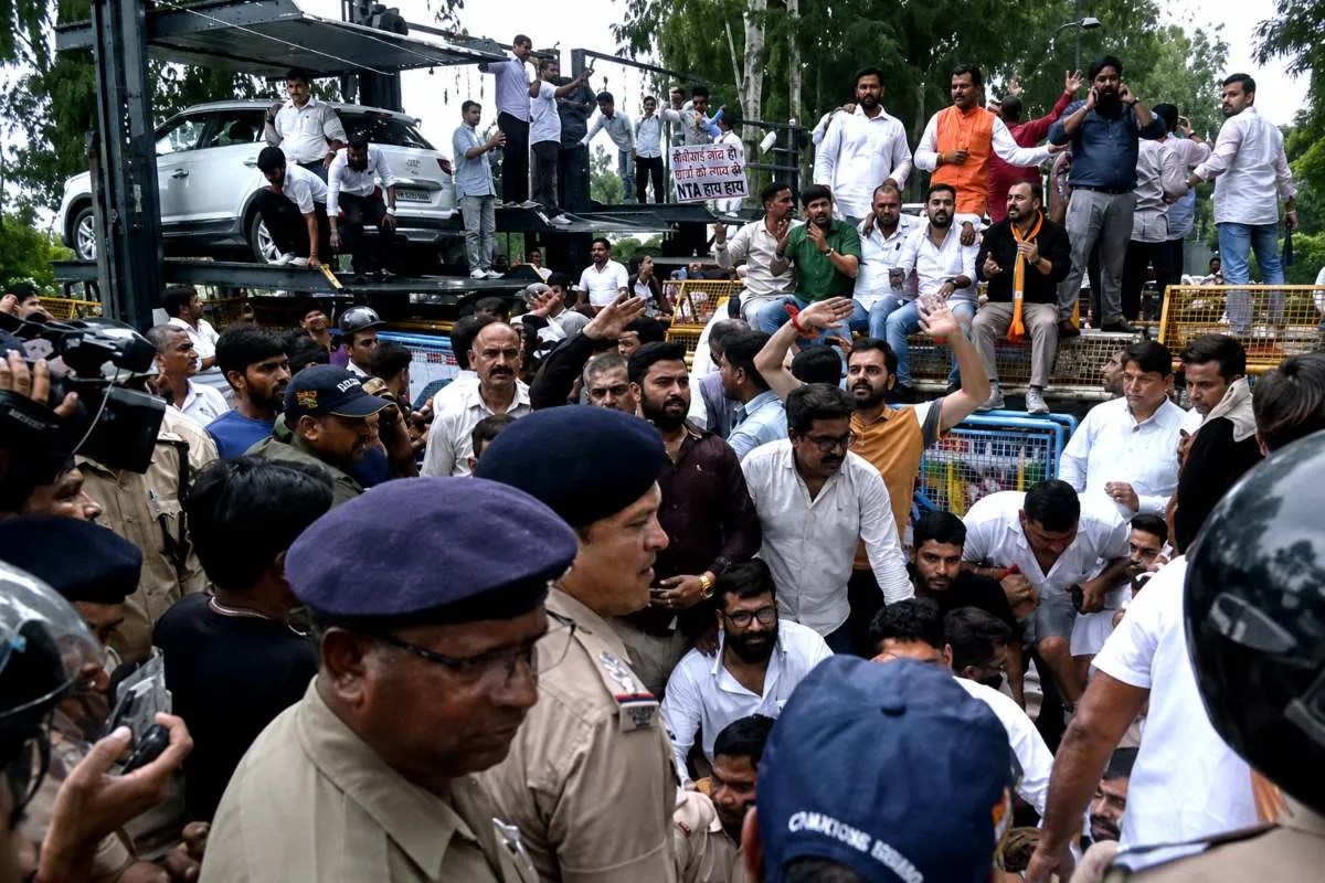 neet qualified students react jantar mantar cjp protest row