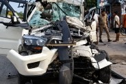kanpur scorpio truck collision