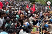 Student protest in Patna