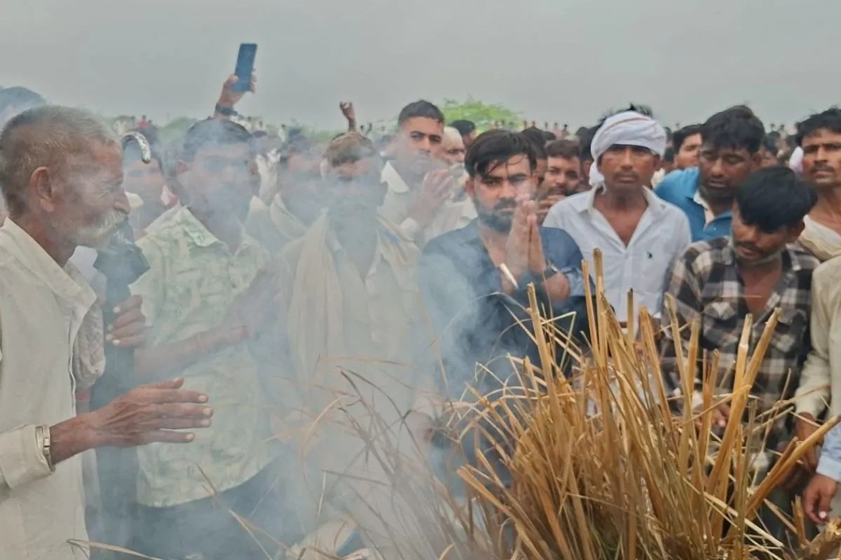 Dholpur Jagan Gurjar Last Rites High Tension Police Deployment Updates