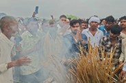 Dholpur Jagan Gurjar Last Rites High Tension Police Deployment Updates