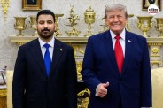 Iraqi Prime Minister Ali al-Zaidi, US President Donald Trump