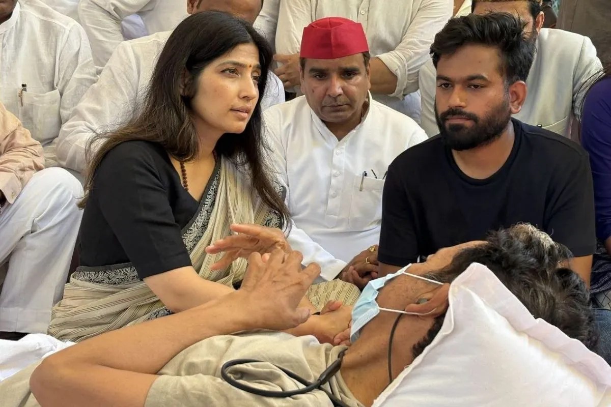 Sonam Wangchuk, Dimple Yadav, Jantar Mantar, Hunger Strike, UP Politics, Delhi News, Parliament March, Samajwadi Party, Sonam Wangchuk, Sonam Wangchuk Hunger Strike,सोनम वांगचुक,डिंपल यादव, जंतर मंतर सोनम वांगचुक भुख हड़ताल