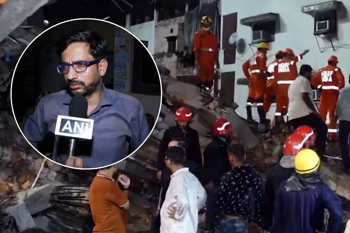 Delhi Rohini Building Collapse
