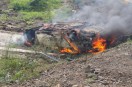 Dholera car catch fire