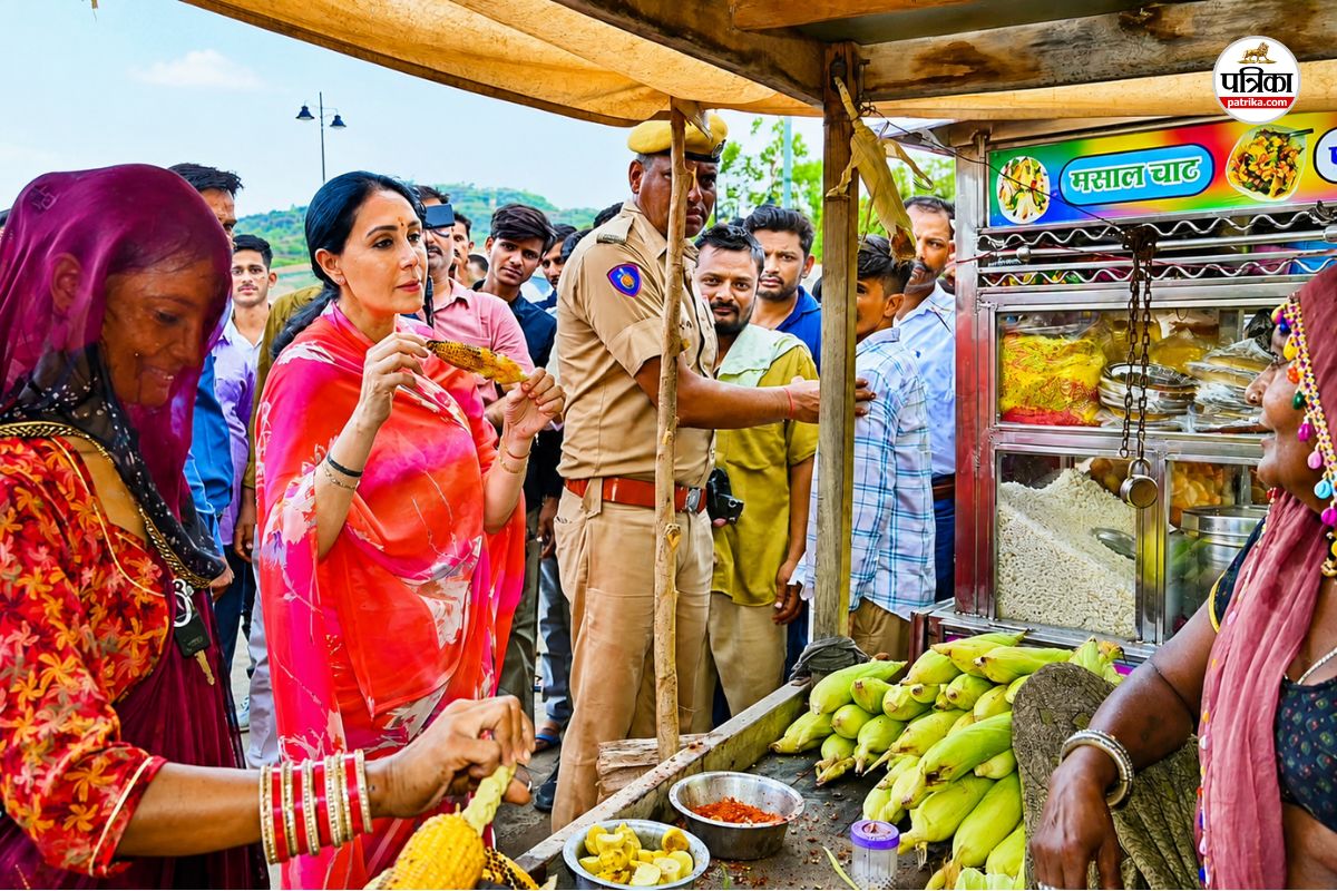 Deputy CM inspected shishu balika grah Diya Kumari ate corn cart in Kaylana Jodhpur