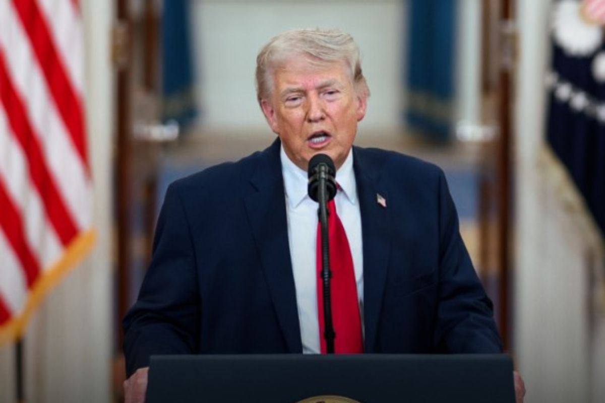 Donald Trump on China arms supply to Iran.