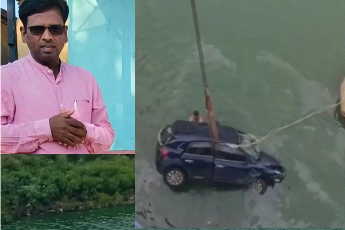 Car Plunges Into River