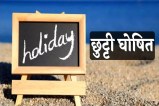 Government Holiday