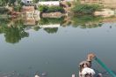 Nagaur: Status of the water inflow area for Pratap Sagar Pond.