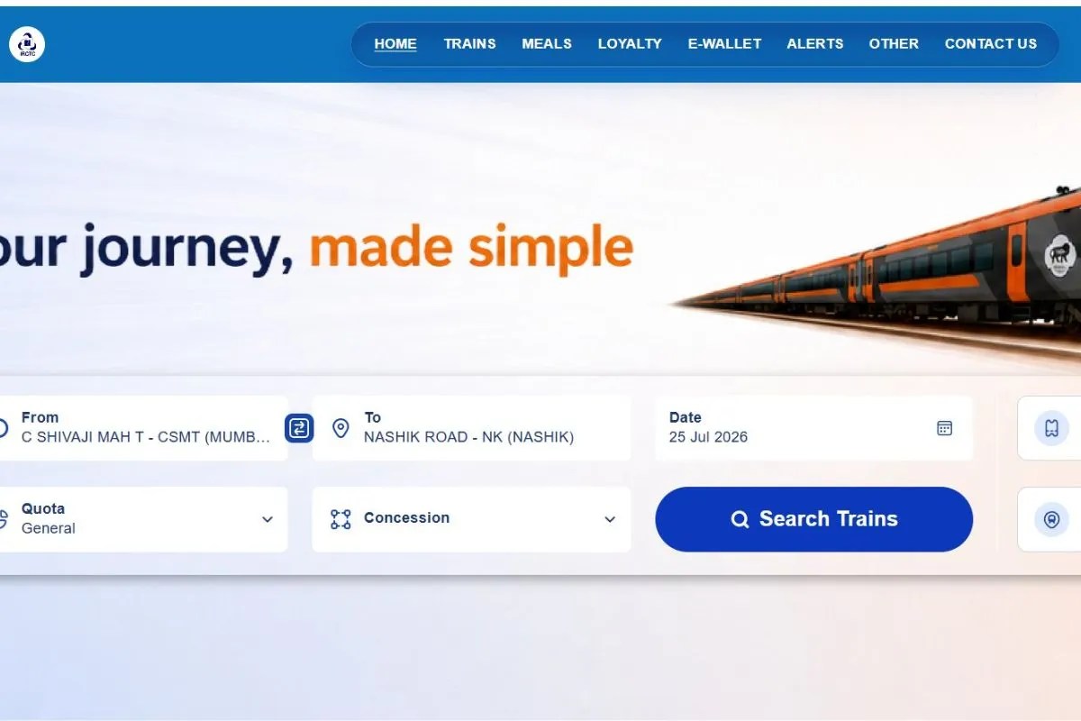IRCTC Beta Website