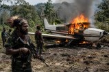 Indonesia Aircraft Set on Fire News