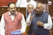 JP Nadda Mallikarjun Kharge Parliament