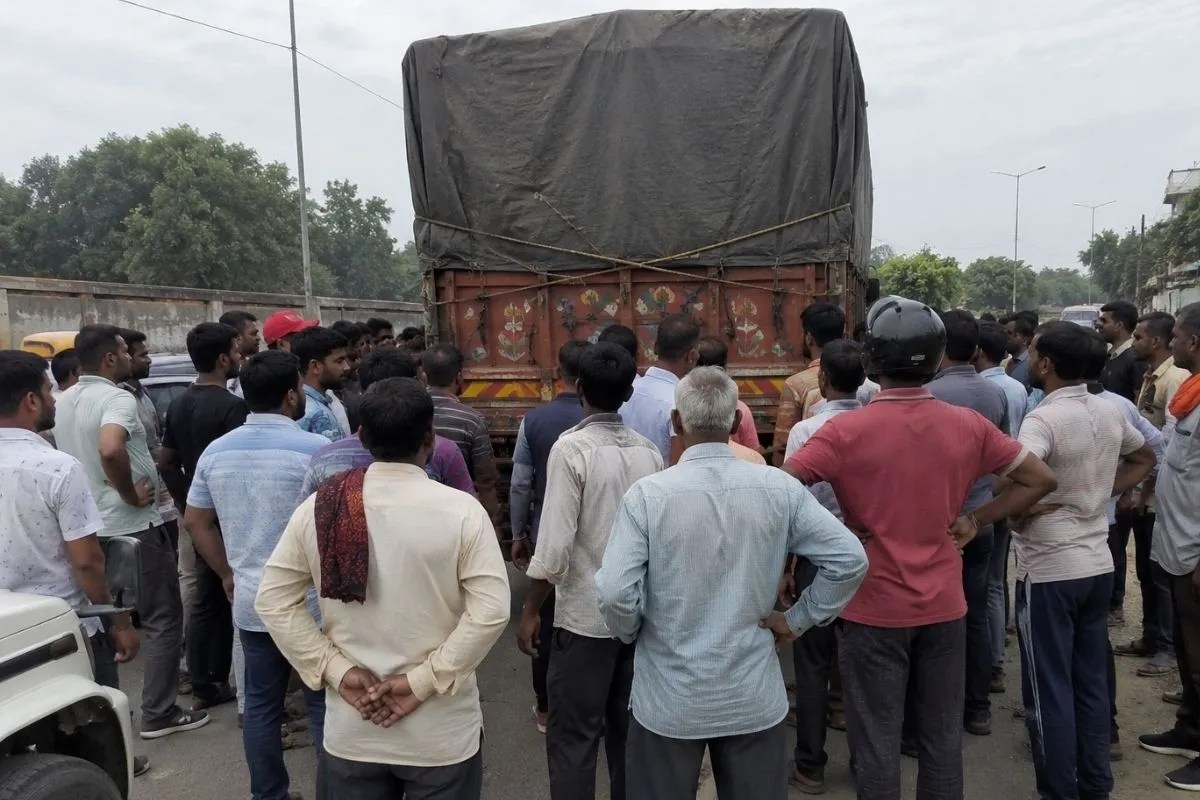 Jaipur Truck Blood Incident
