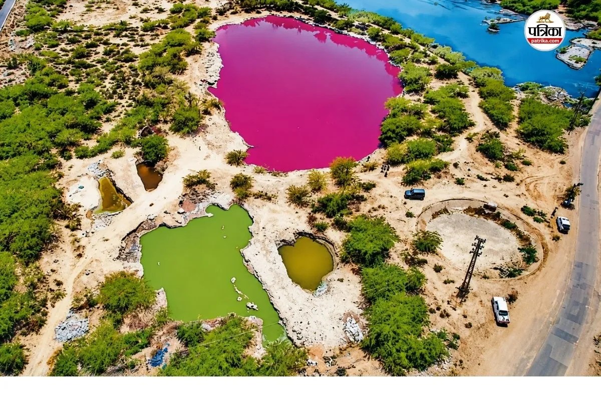 Jodhpur Tanawada Village Pink Pond Water Contamination NEERI Probe