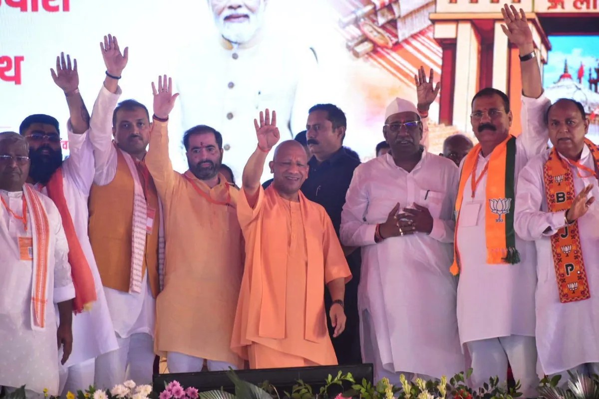 सीएम योगी बोले- सनातन विरासत का होगा संरक्षण (फोटो सोर्स : भाषा संवाद WhatsApp News Group)