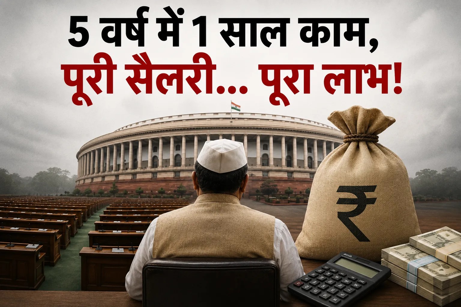 Lok Sabha Productivity Report , MP Salary,