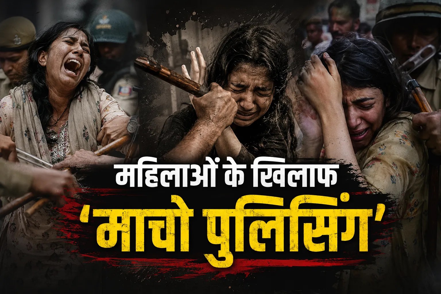 Macho Policing, माचो पुलिसिंग, जंतर मंतर पुलिस बर्बरता,
