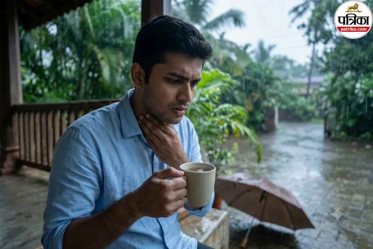 monsoon throat infection,sore throat in rainy season,throat infection causes in monsoon,