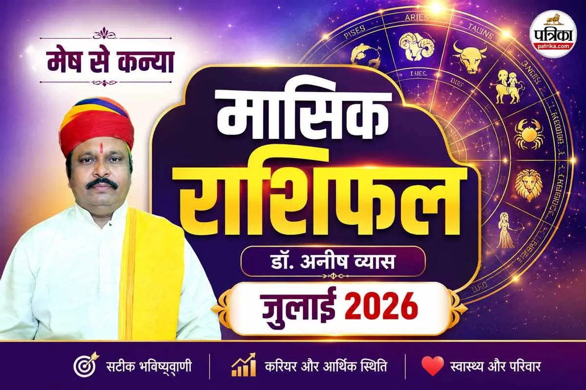 Monthly Horoscope July 2026, Masik rashifal july