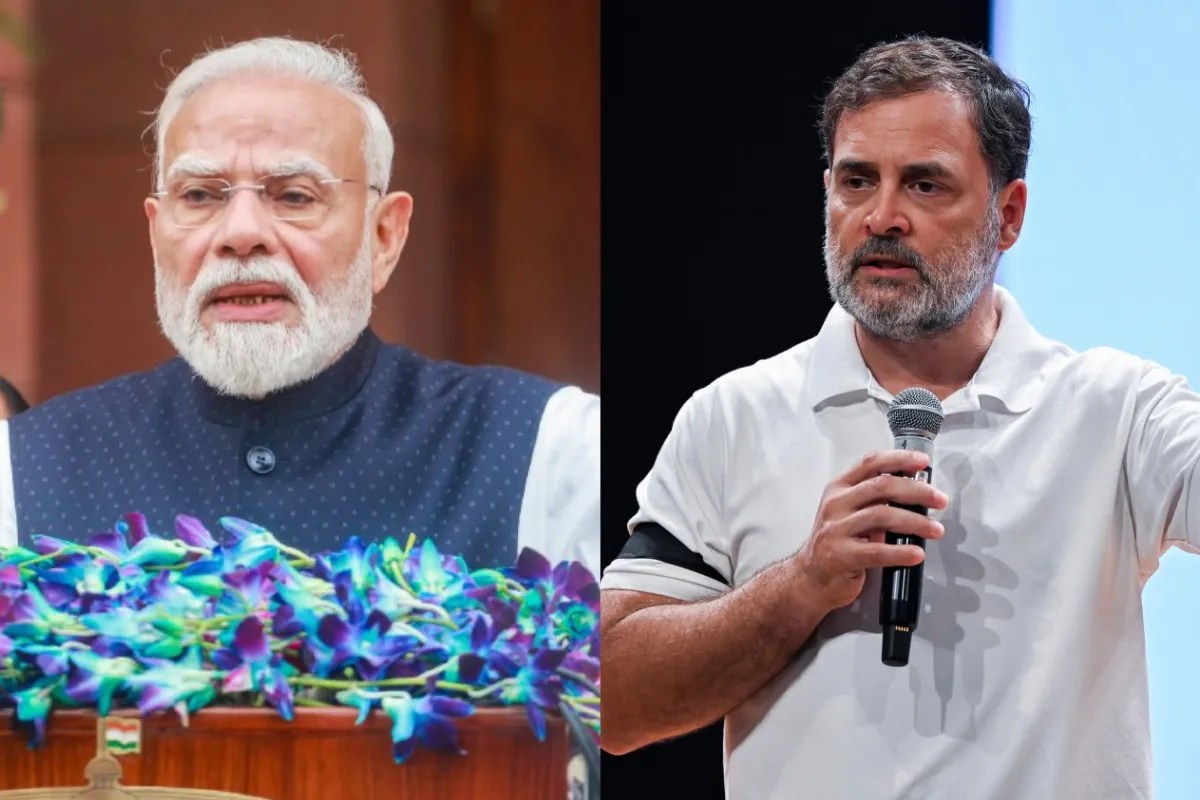 Narendra Modi and Rahul Gandhi