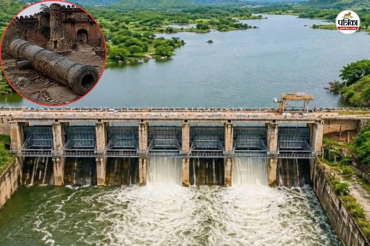 Narwar Fort Cannon Panchana Dam