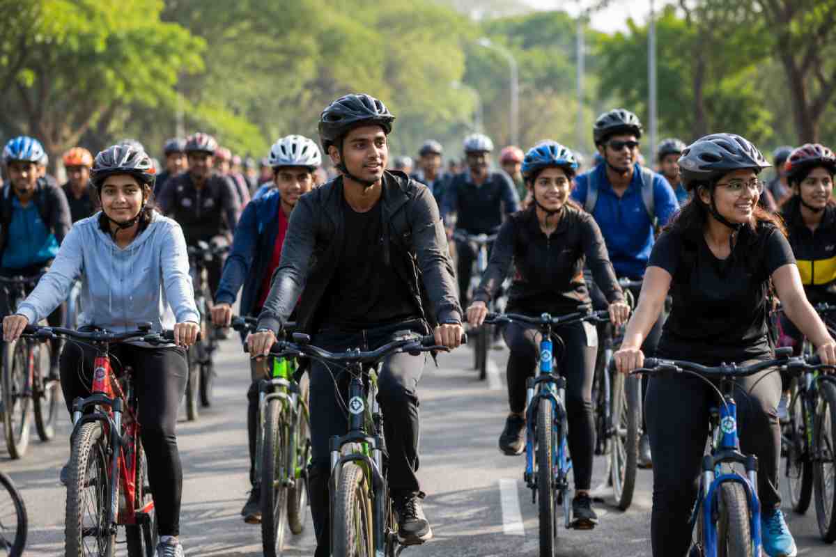 Congress Gen-Z Cyclothon: जेन-जेड साइक्लोथॉन का आरंभ (Photo Source: AI Image)