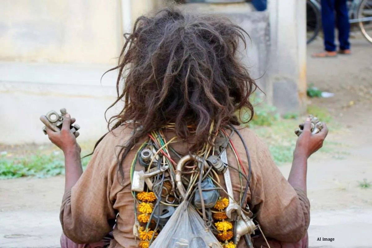 Wandering woman:बेटी को देखते ही लौटा जीवन (Photo Source: AI Image)