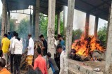Cremation: गांव में पसरा मातम (Photo Source - Patrika)
