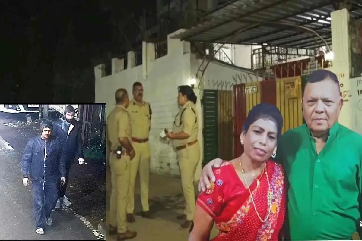 Bhopal Retired Couple Murder: CCTV में रेनकोट में दिखे संदिग्ध (Photo Source - Patrika)