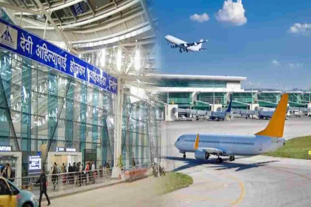 Indore Airport:नया फ्लाइट शेड्यूल लागू (Photo Source - Patrika)