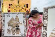 Lord Jagannath Painting: भगवान जगन्नाथ की 5×5 फीट की पेंटिंग (Photo Source - Patrika)