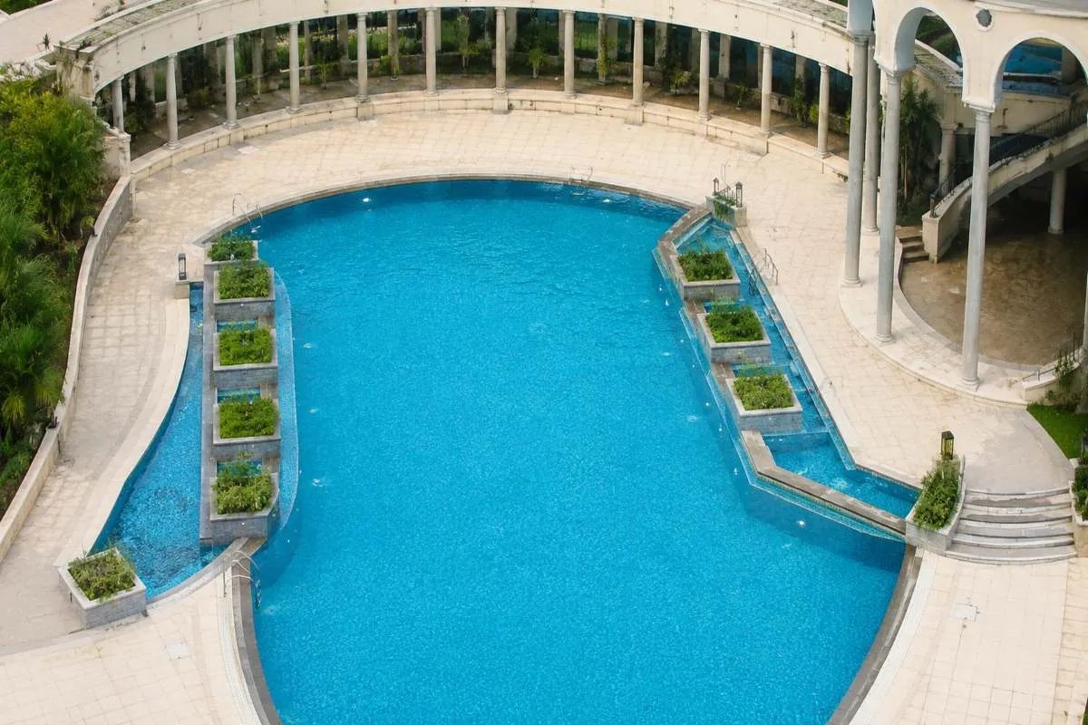 noida swimming pool heart attack man dies at ats society