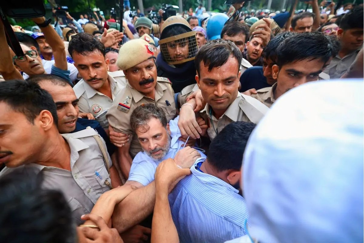 Delhi protest