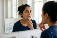 Oral thrush symptoms ,White coating on tongue ,Mouth fungal infection,
