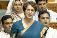Priyanka Gandhi in Lok Sabha