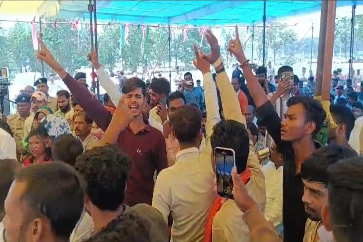 Bauxite mines protest