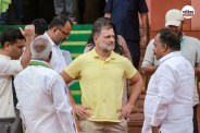 Rahul Gandhi reacts to injured Delhi Police families