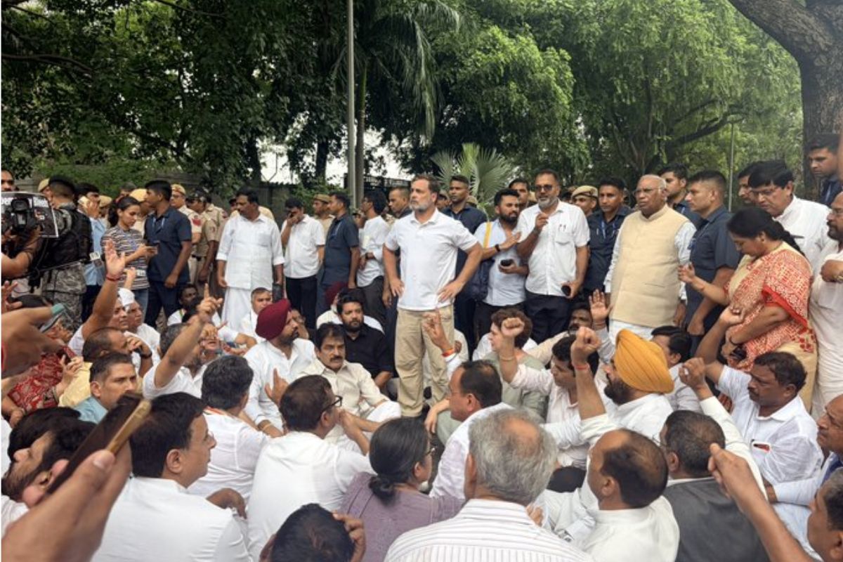 Opposition protest