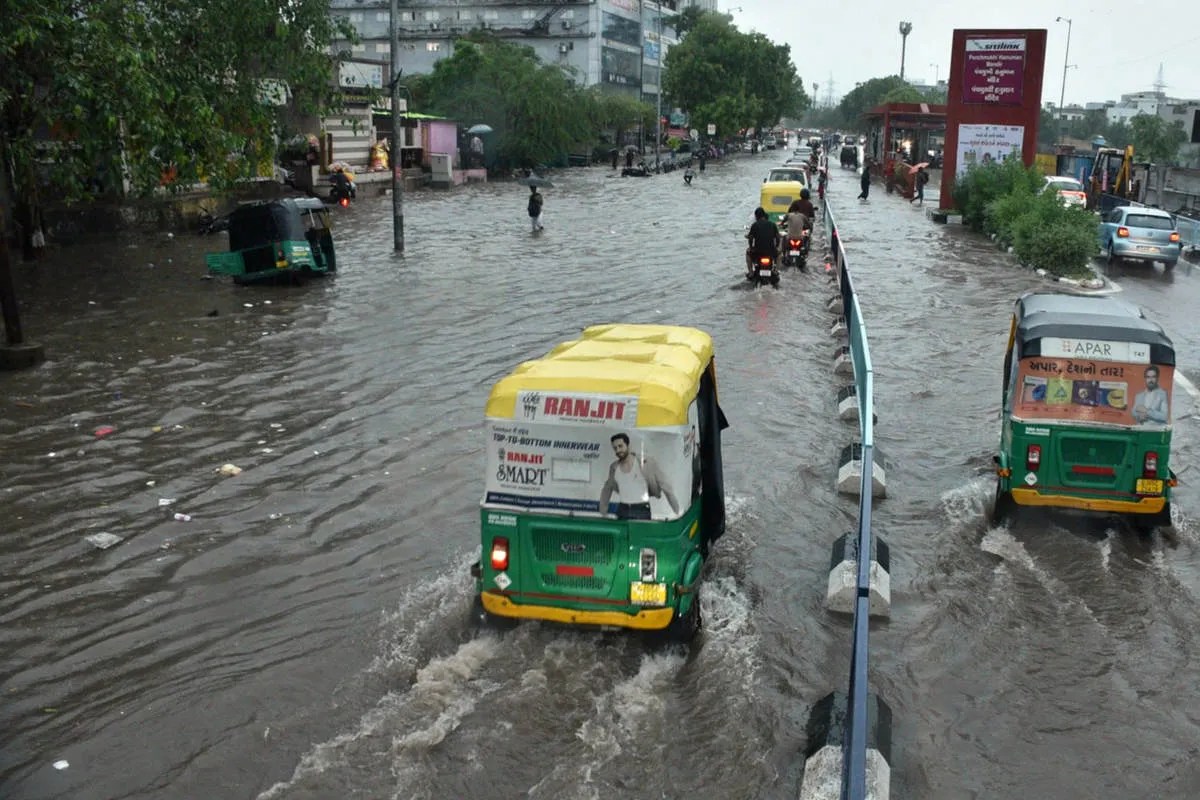 Rain in Surat
